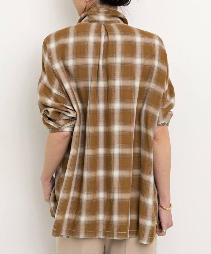 アパルトモン レミレリーフ CHECK 2 WAY SHIRT チェックシャツ REMI RELIEF/レミレリーフ】CHECK 2WAY SHIRT（シャツ／ブラウス