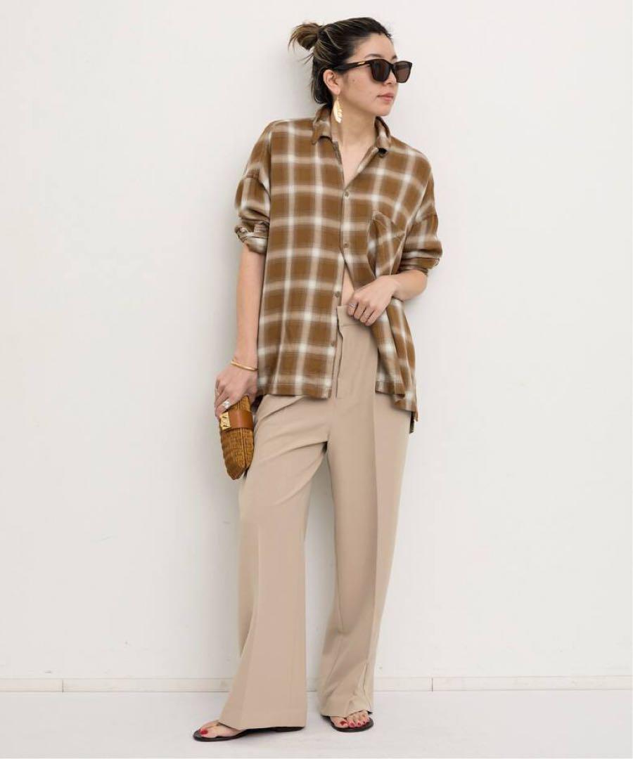 アパルトモン　レミ　REMI RELIEF CHECK 2 WAY SHIRT REMI RELIEF/レミ レリーフ】 CHECK 2 WAY SHIRT（シャツ