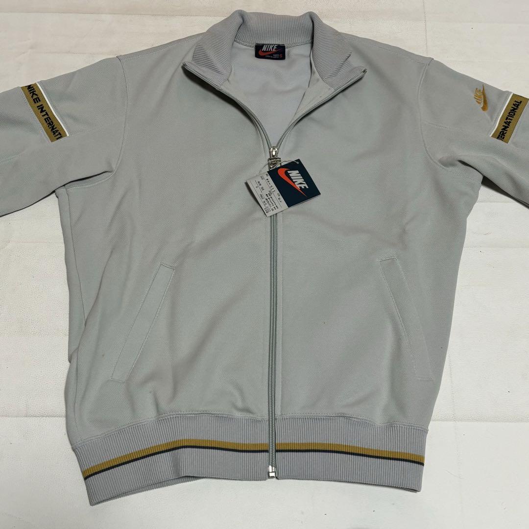 未使用　80‘s トラックジャケット　パンツ　セットアップ　グレー系　サイズS