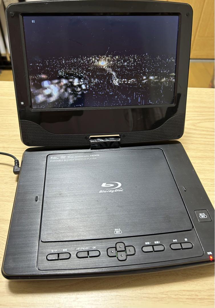 TEES ポータブル Blu-ray DVD プレーヤー PBD-962TS