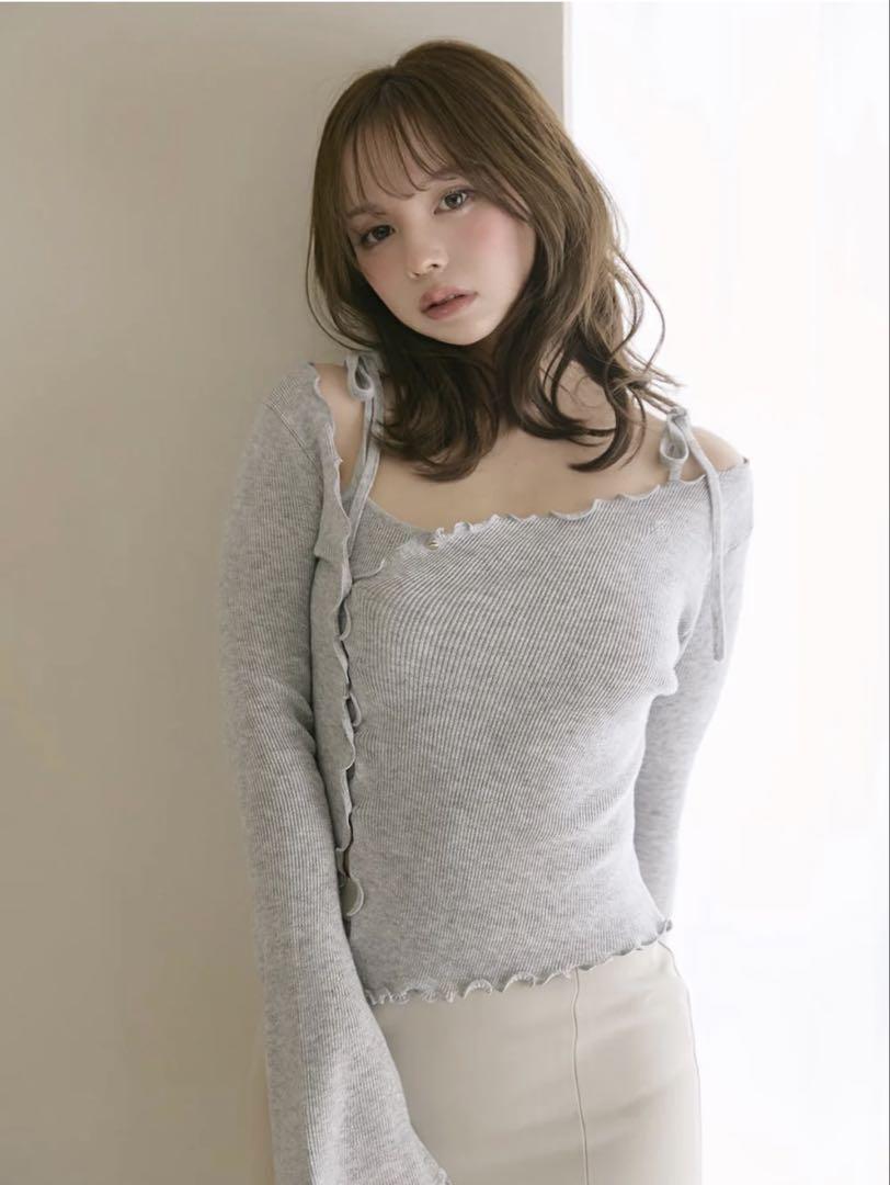 トップス Fleur knit set