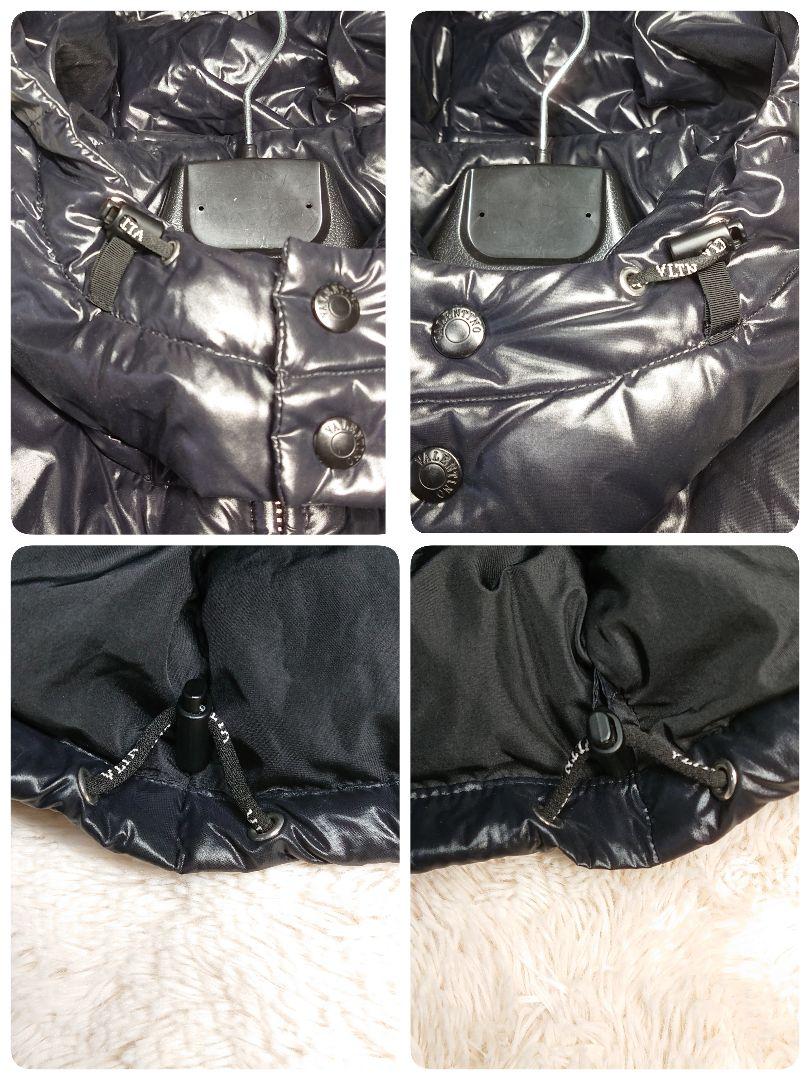 VALENTINO ダウンジャケット VLTN 袖ロゴ ブラック XL 2way