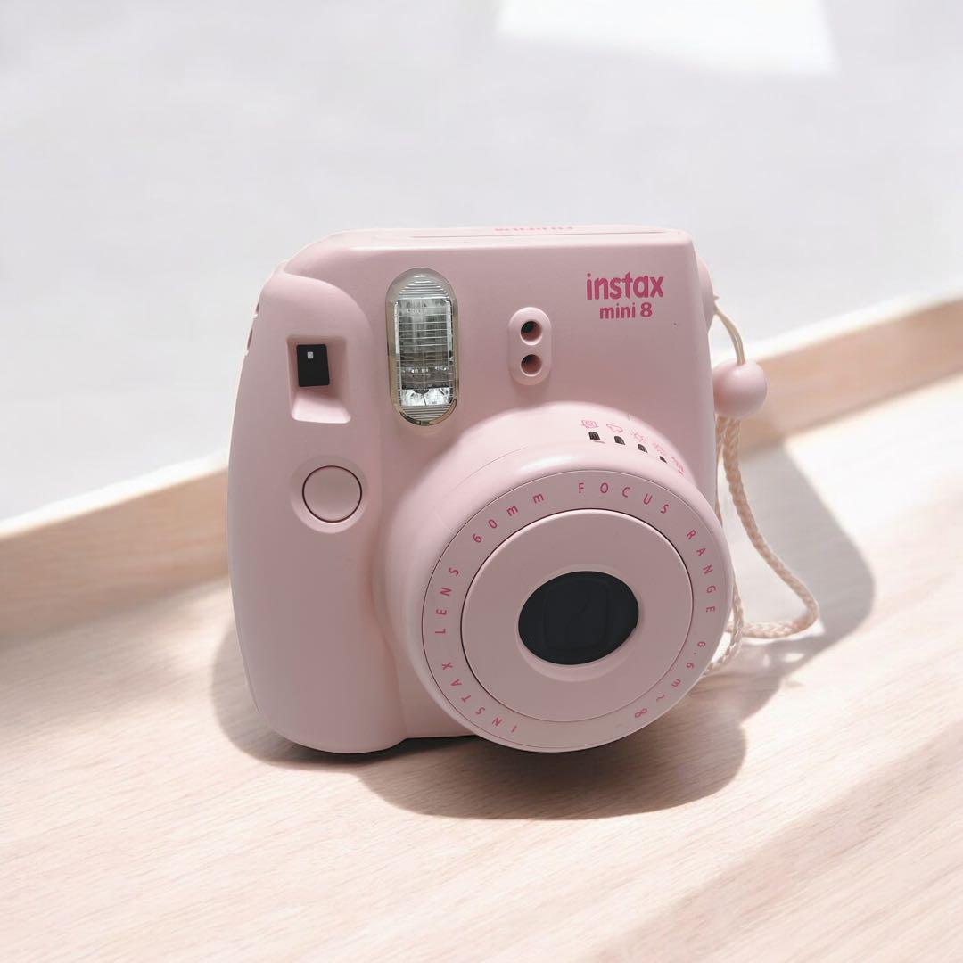 動作確認済み！ FUJI FILM INSTAX MINI 8 PINK チェキ