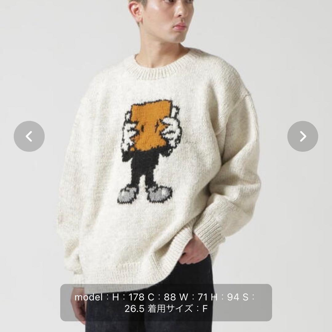 Guernika ゲルニカ ANONYMOUSE KNIT SWEATER Guernika ゲルニカ ANONYMOUSE KNIT SWEATER