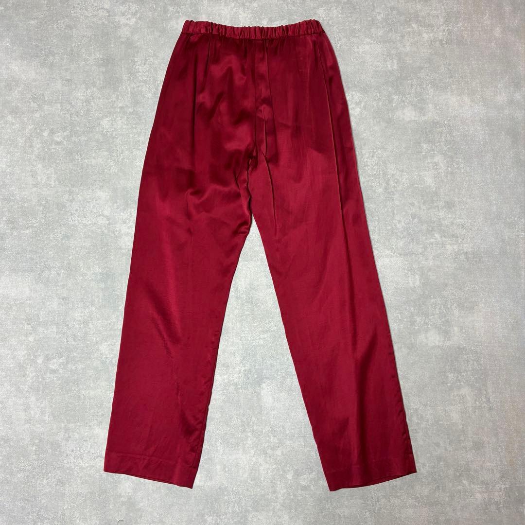 イージーパンツ ワインレッド