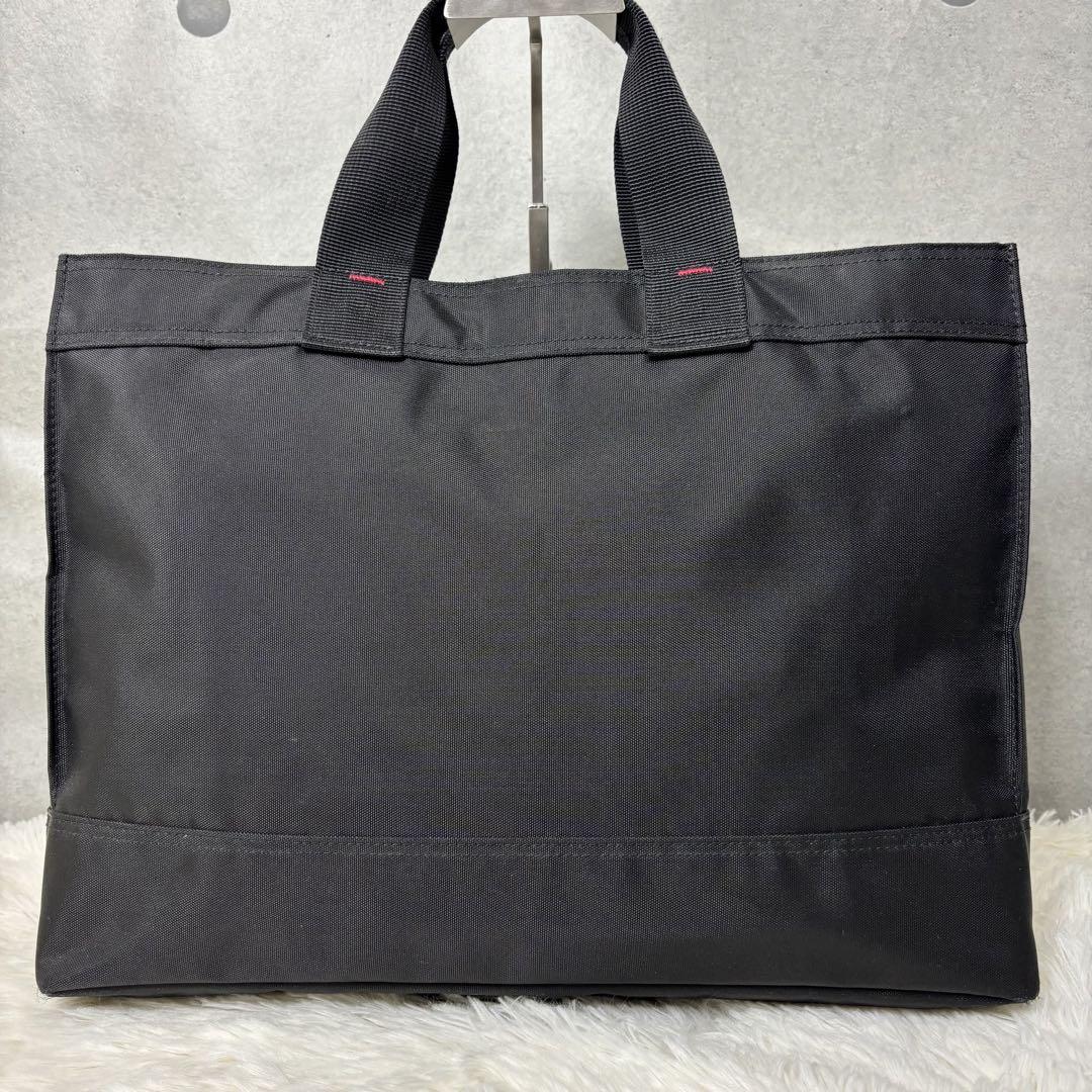【美品】 ポーター トートバッグ A4可 ネットワーク ブラック