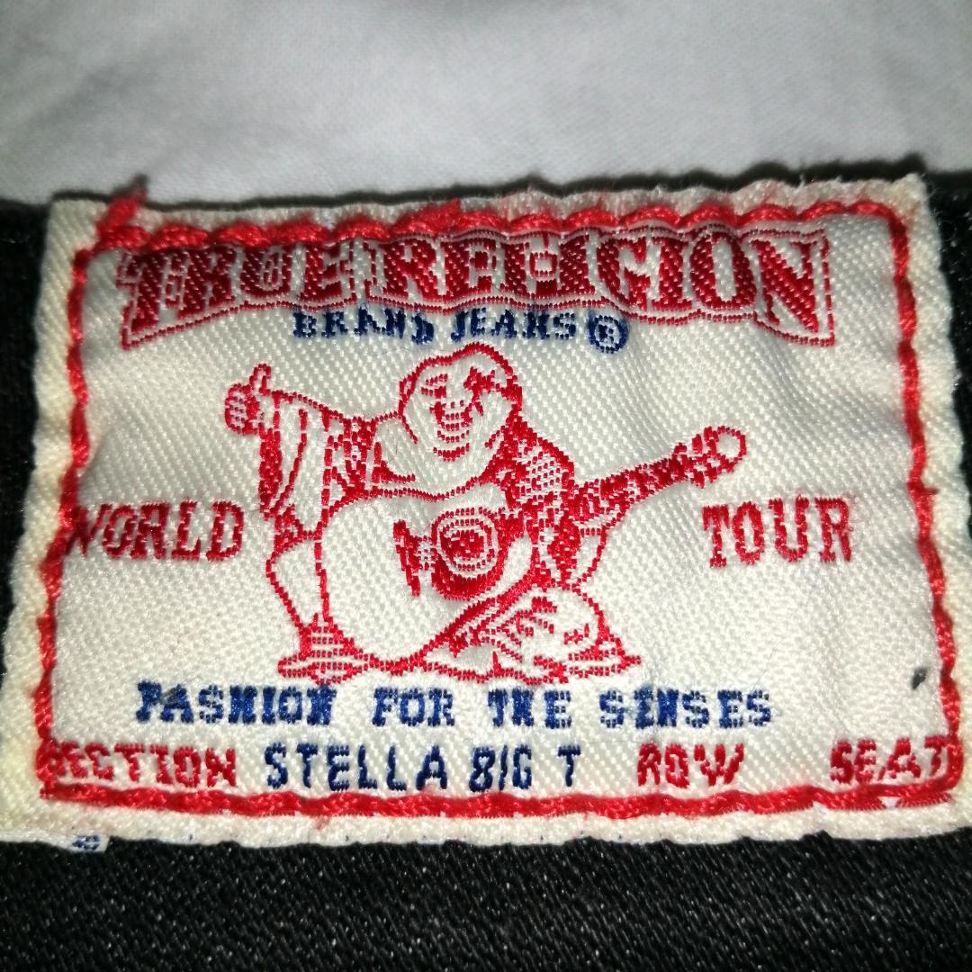 true religion stella big t made in usa 黒