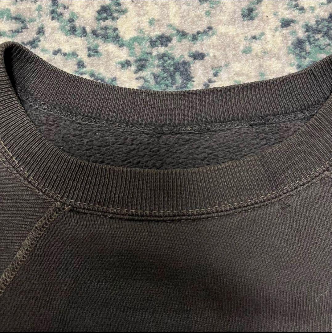50s 60s カラーフロッキー スウェット vintage black