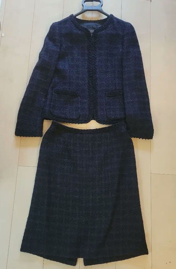 【美品】ポールスチュアート　ネイビー セットアップ　秋冬春用　卒園卒業入園入学 5,880円