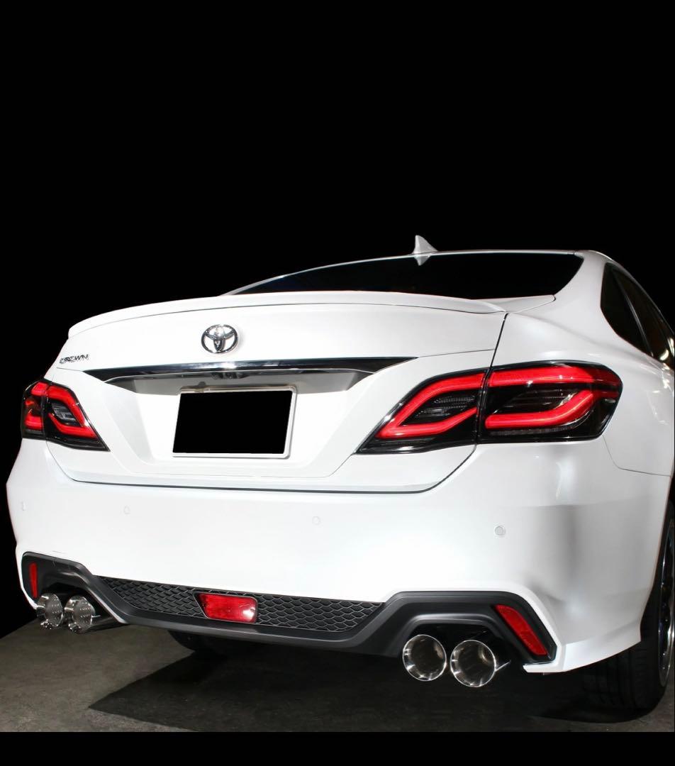 【新作入荷】特価 スリーキャッツ 220クラウン ハイブリッドRS 100Φストレート マフラー目立った傷や汚れなし 新作大特集！