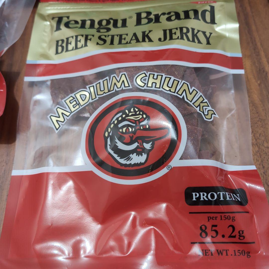 Tengu Brand Beef Steak Jerky 150g×4袋 - メルカリ