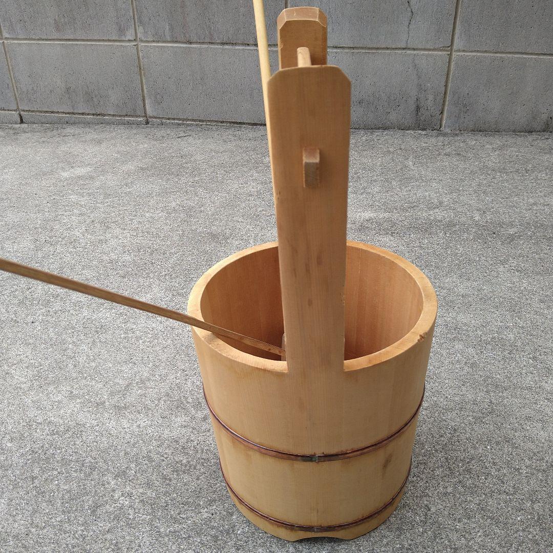 手桶 竹製ひしゃく