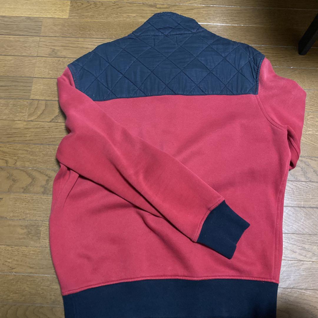 Ralph Lauren 赤黒クォータージッパーセーター