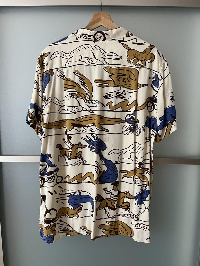 Deus デウス オープンシャツ L 柄シャツ アロハシャツ