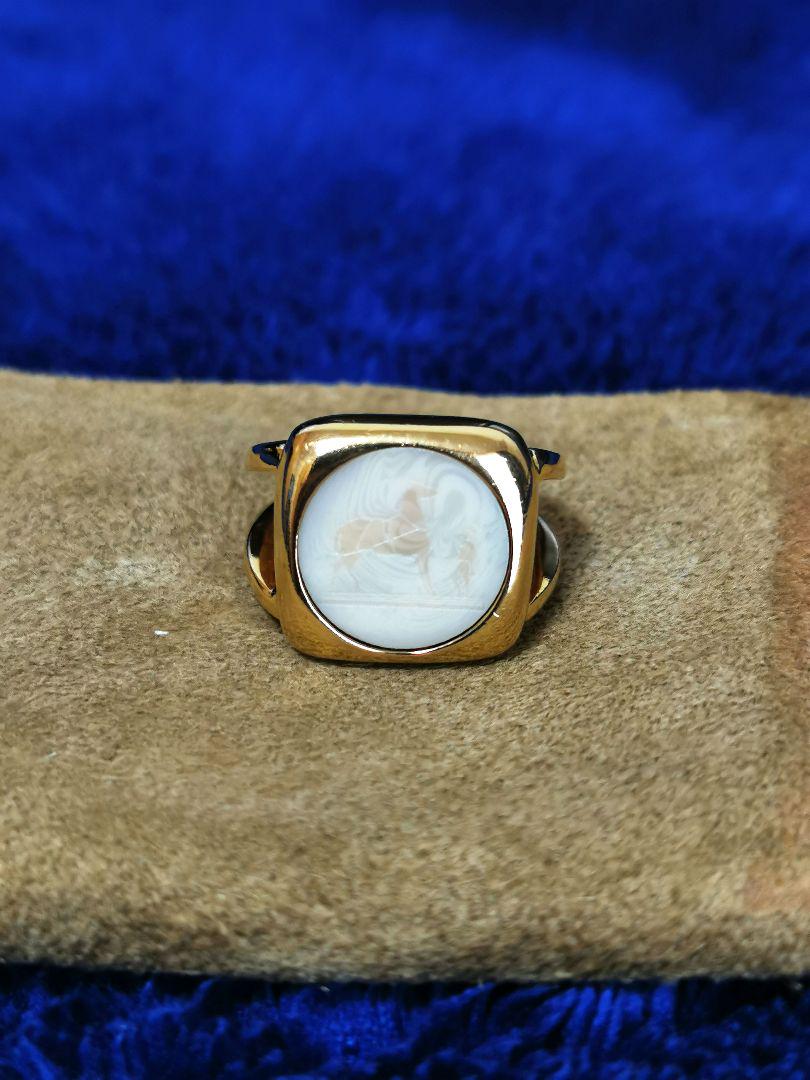 エルメス コロゾ リング HERMES ピンクゴールド 美品 50 画像2