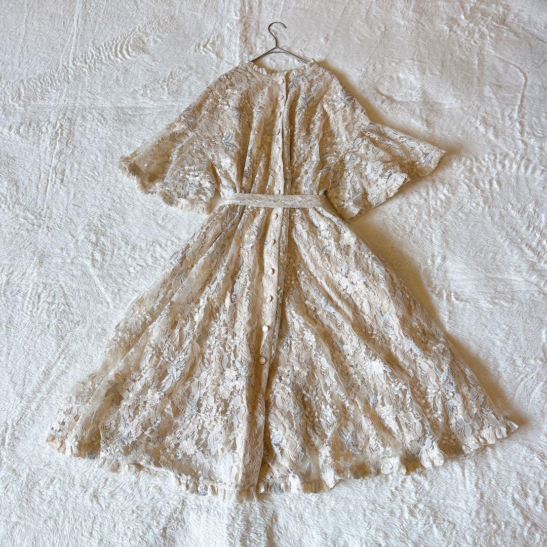 [超美品]Tnewties 盗まれた名画 ワンピース 総レース　S