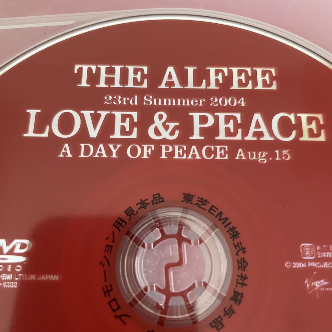 THE ALFEE/23rd Summer 2004 LOVE&PEACE A… 23rd Summer 2004 LOVE ＆ PEACE A DAY OFPEACE Aug.15[Blu-ray