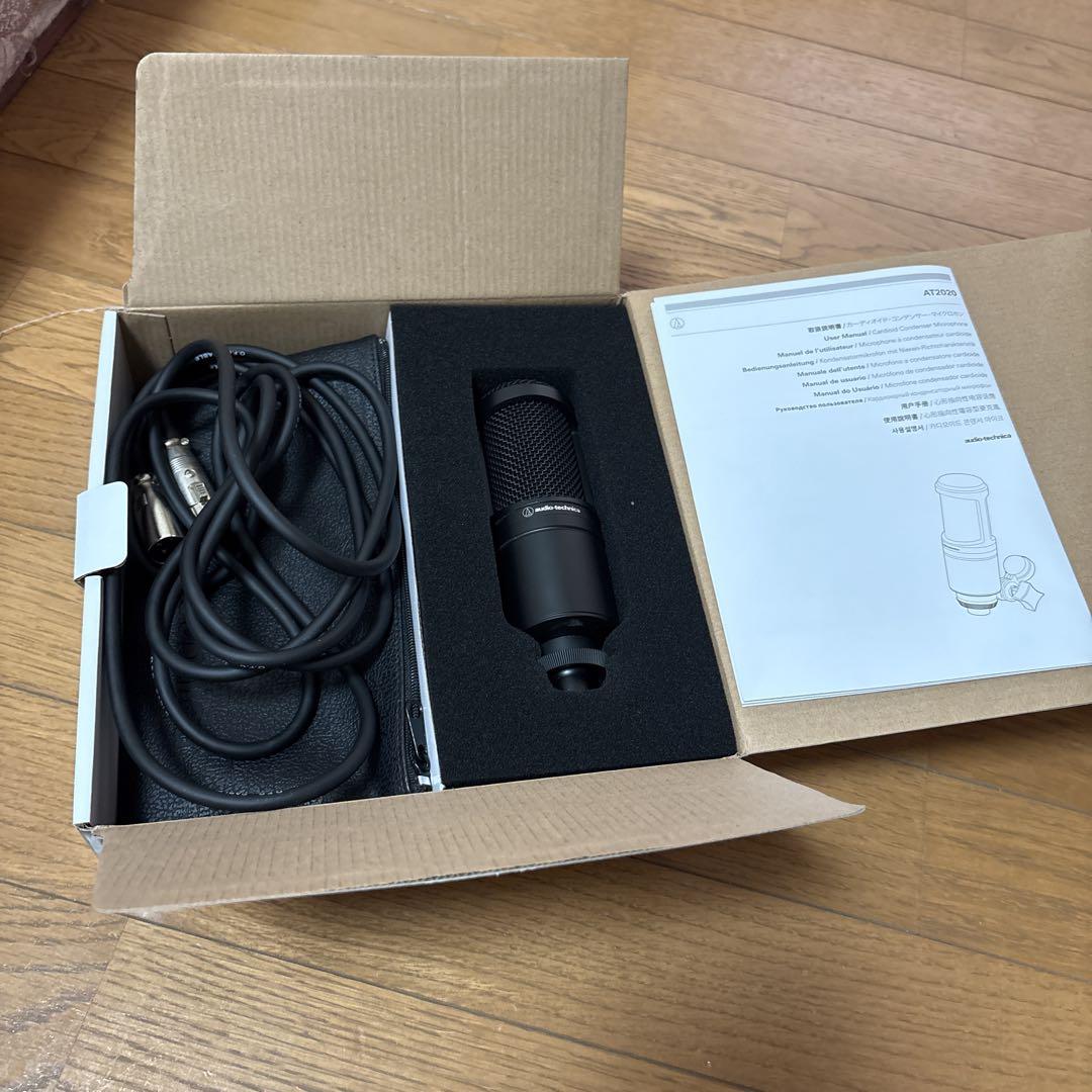 audio-technica AT2020 コンデンサーマイク(箱付き