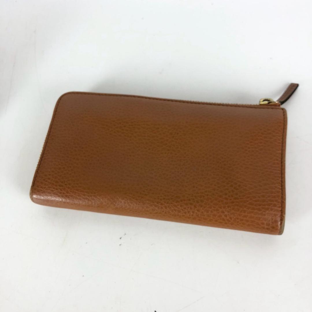GUCCI グッチ ラウンドファスナー 長財布 ブラウン 332747 レディー