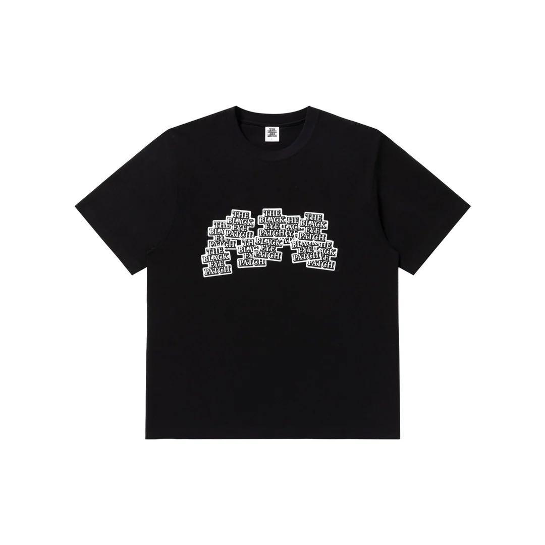 blackeyepatch REPETITIVEOGLABELTEE BLACK
