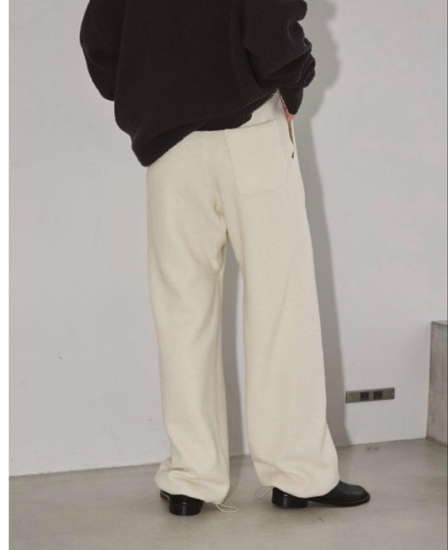 Drawstring Wool Pants トゥデイフル　38 ホワイト