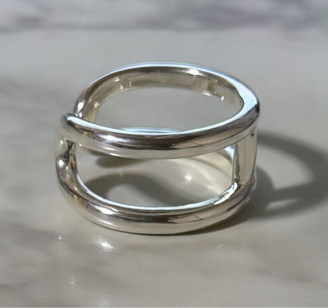 XOLO Hリング ショロ シルバー925 xolo Jewelry ショロジュエリー hリング シルバー 925 美品