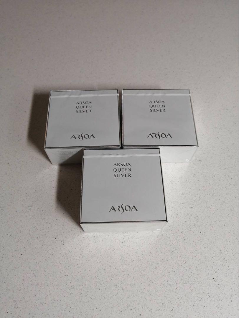 アルソアクイーンシルバー石鹸135g 箱付き 3個セット 洗顔料 アルソアクイーンシルバー石鹸135g 箱付き 3個セット 洗顔料