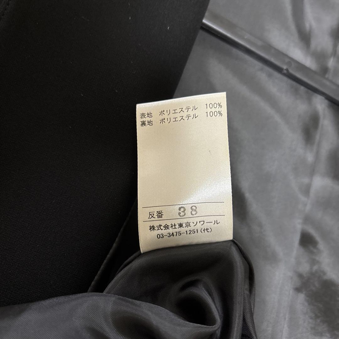 東京ソワール ブラックフォーマル ワンピーススーツ　大きいサイズ　21号