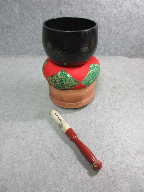 おりん 座布団 りん棒付き [B24989]