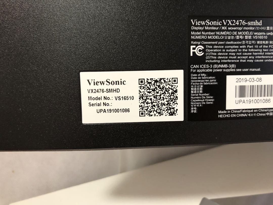 天126. ViewSonic モニター