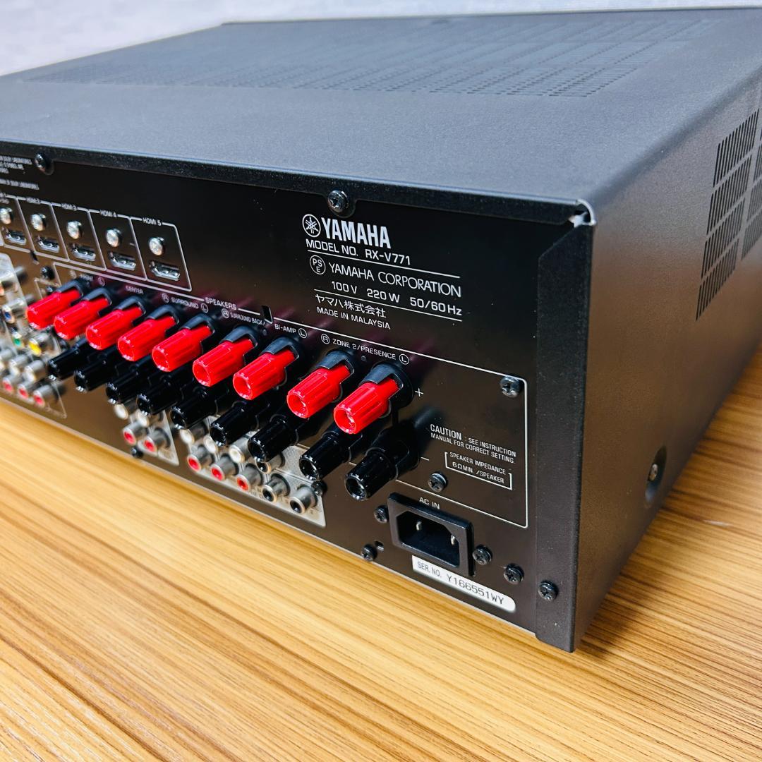 YAMAHA AVレシーバー RX-V771(B) ブラック RX-V771B