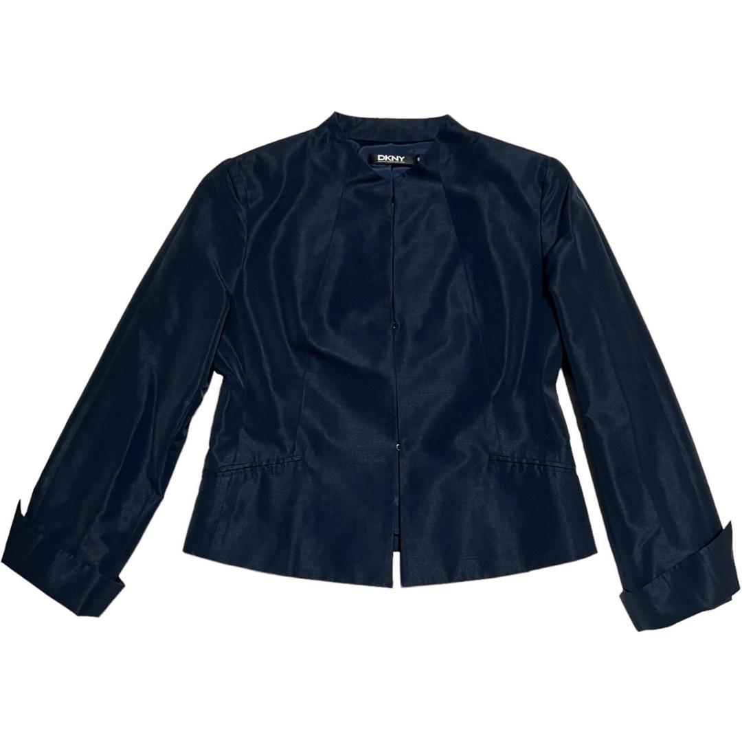 dkny レザーベストジャケットワンピース