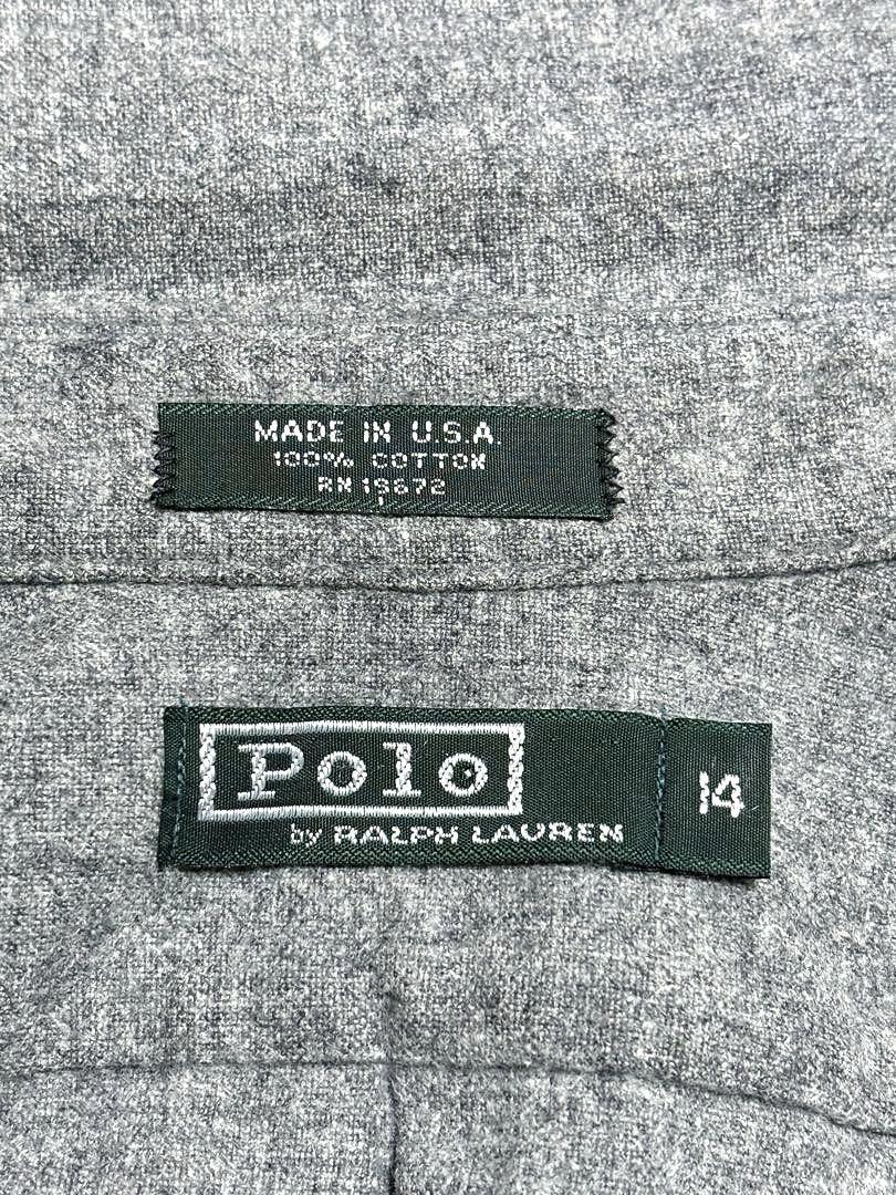 希少 アメリカ製】 ラルフローレン USA製 シャツワイシャツ NO2541
