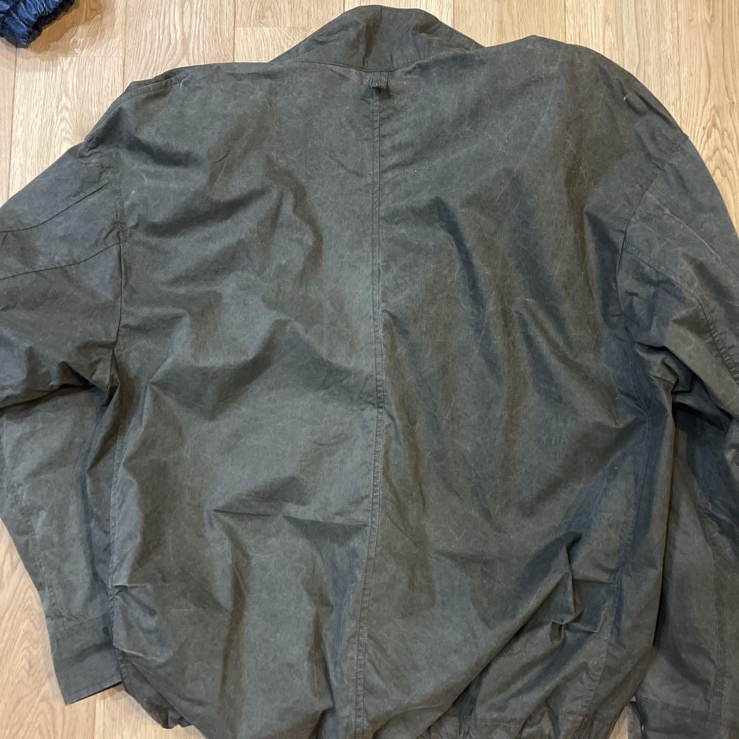 ZARA グラデーションテクニカルジャケット　ダークカーキ