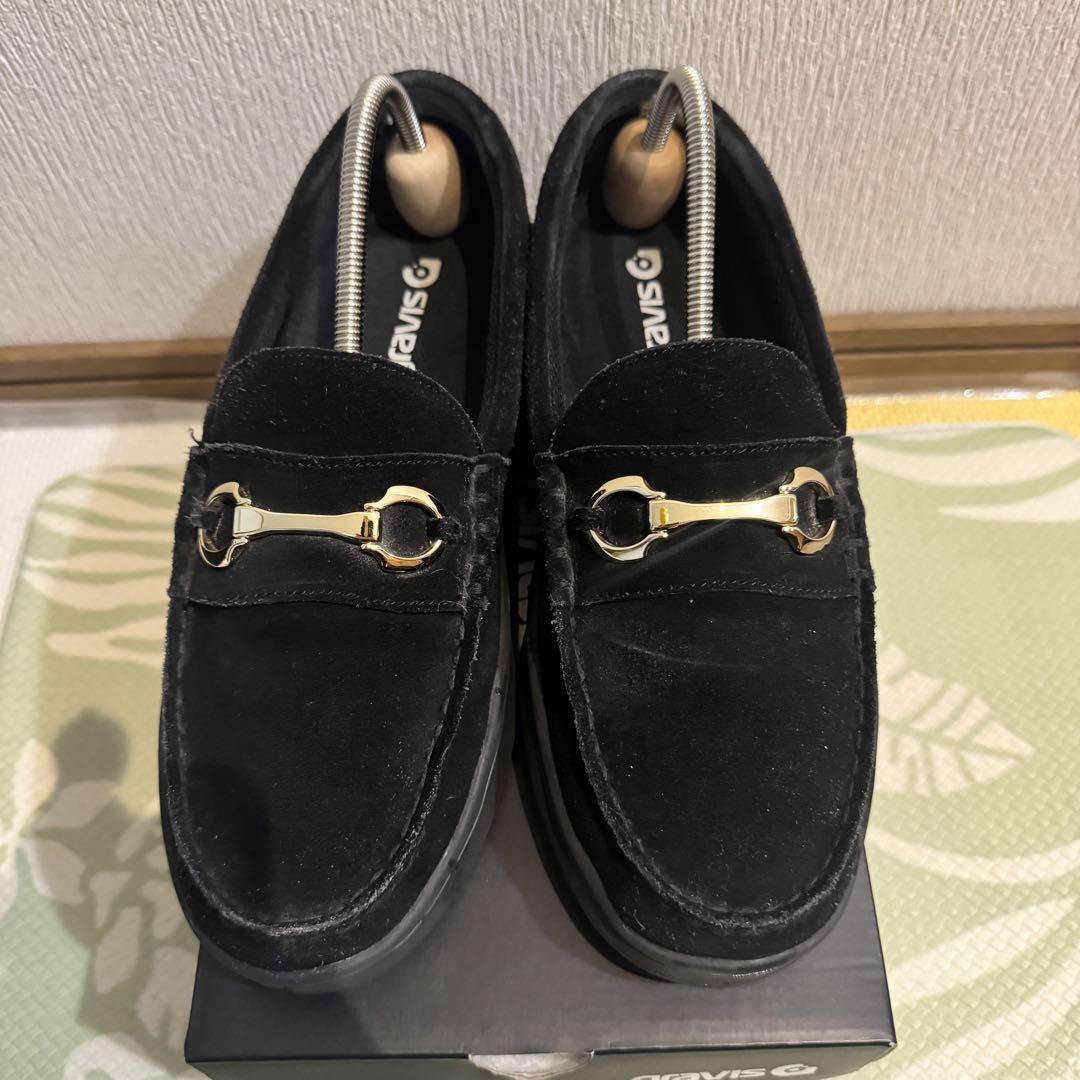 Gravis グラビス スエードオジェックビットローファー 25.5