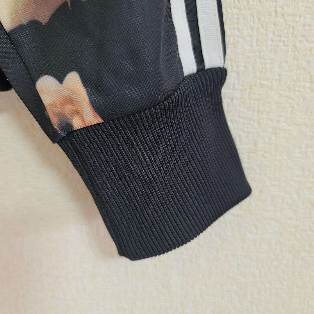 アディダス　レディース　ジャージ　トラックトップ　ジャケット　L 花柄　バラ