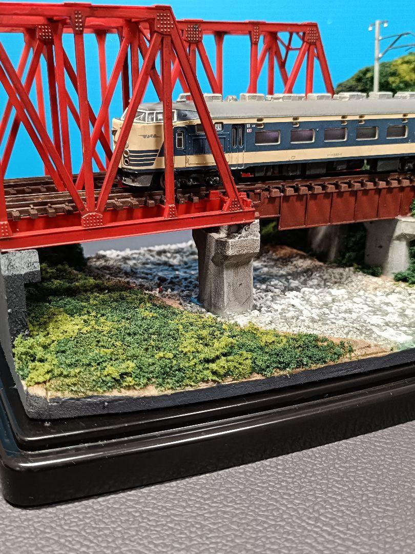 No.28鉄道Nゲージジオラマ車両付き