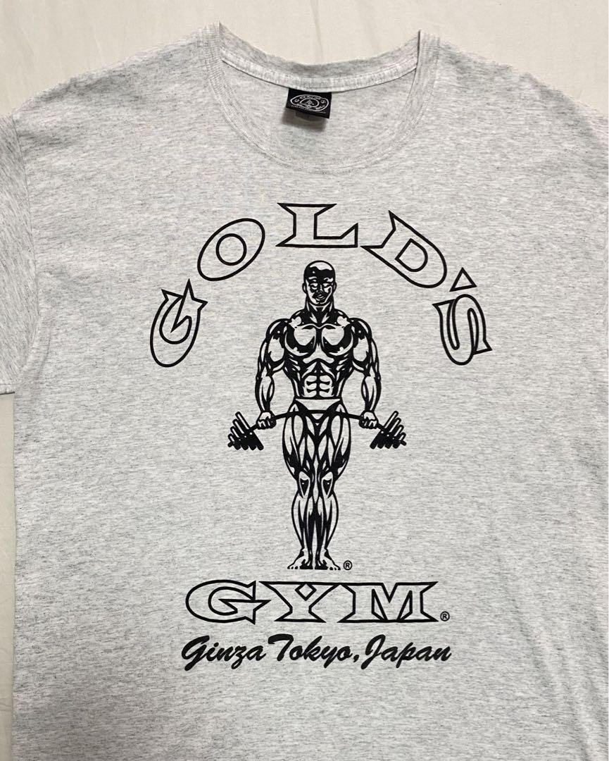 GOLD'S GYM 銀座東京 ネームドロップTシャツ 男性用 Lサイズ