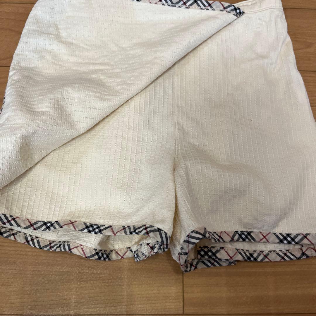 国内正規品 美品 バーバリー 巻きスカート風キュロット 90 - 通販