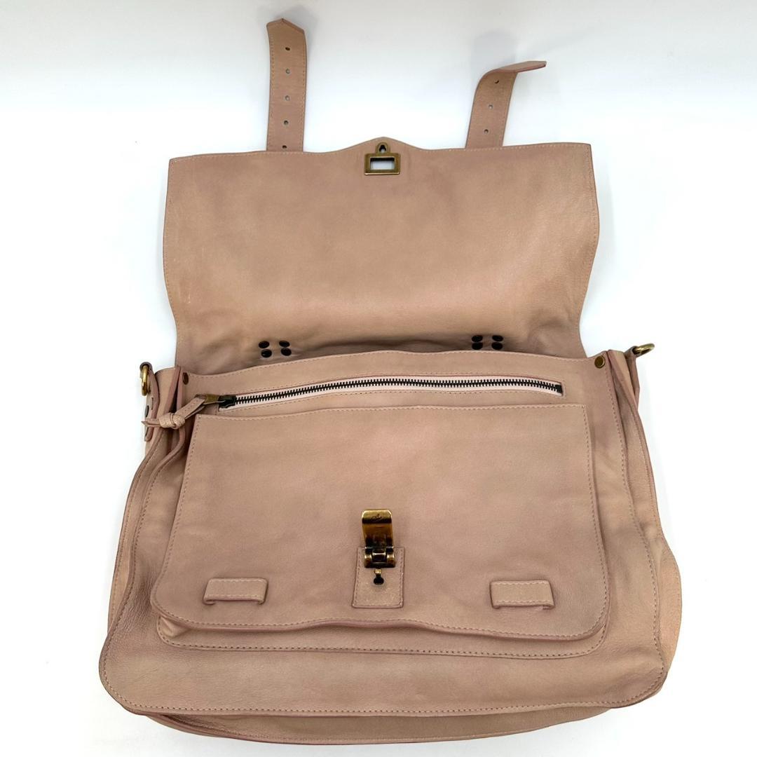 プロエンザスクーラー PS1 2way ショルダーバッグ ピンクベージュ