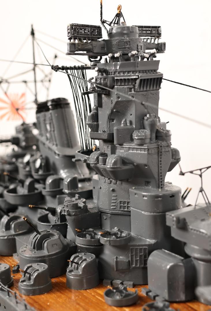 完成品 デアゴスティーニ 日本海軍 戦艦大和 1／250 アクリル