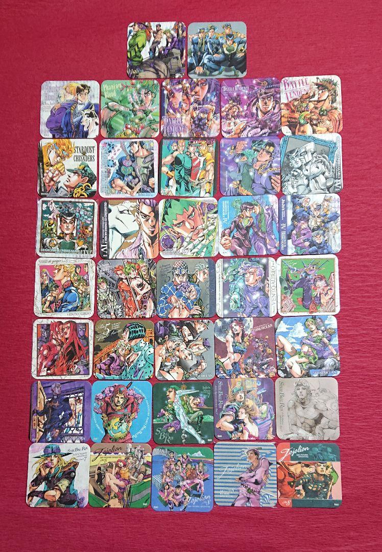 37枚 ジョジョの奇妙な冒険 ジョジョ展 アートコースター