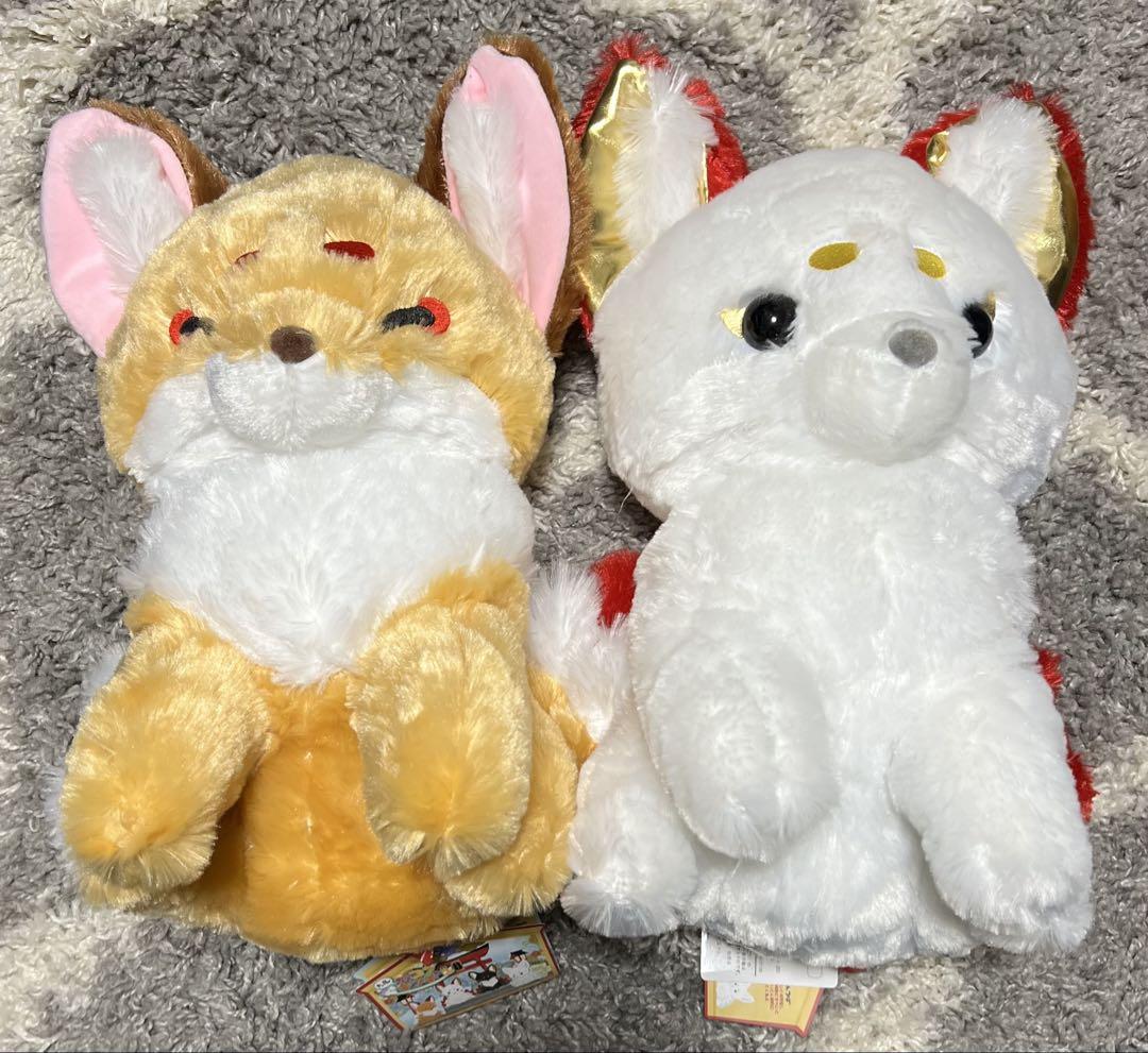 九尾ちょコンとキツネ BIG ぬいぐるみ 九尾の狐 くずきり きんい