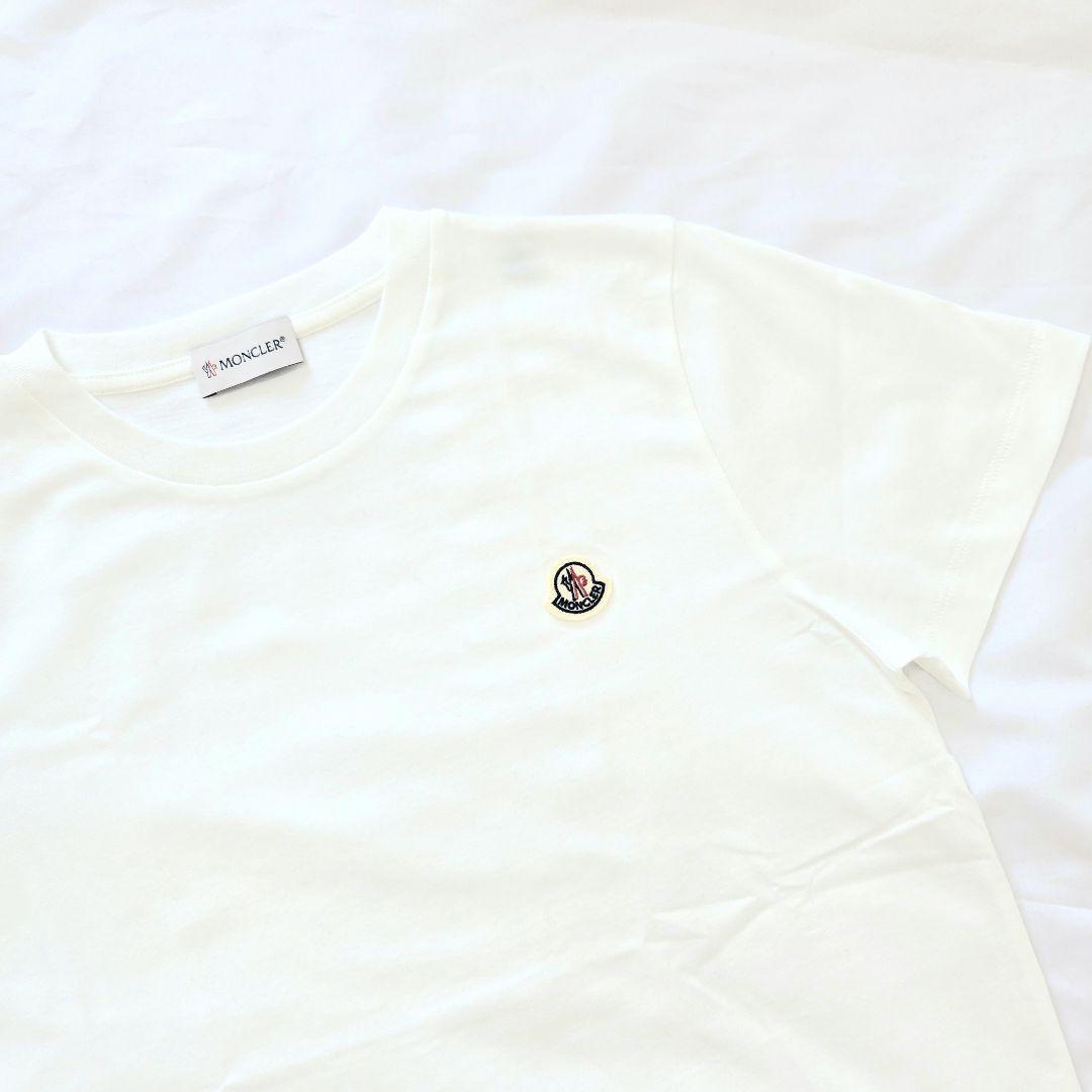 驚きの安さ 新品未使用 MONCLER モンクレール Tシャツ ホワイト 12A トップス