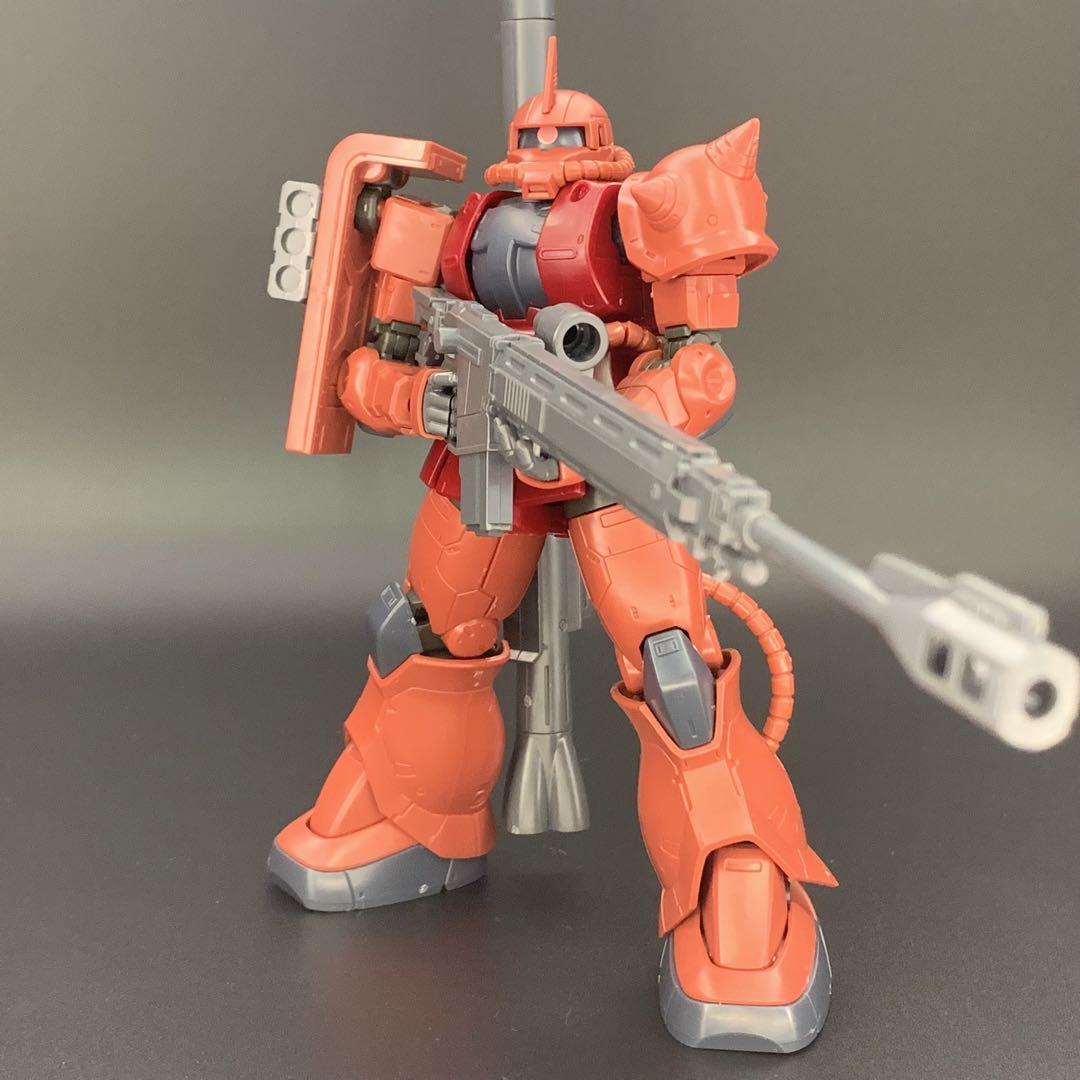 ガンプラ HG シャア専用ザクII（オリジン）【組立済】バンダイ 203