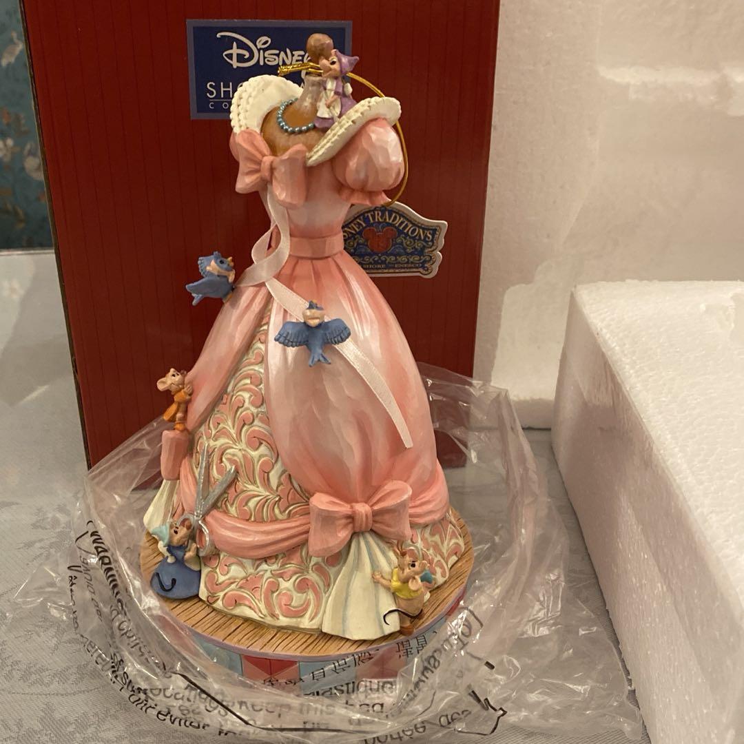 シンデレラ　ピンクドレス　フィギュア　ディズニー　ネズミ　鳥　ガス　ジャック
