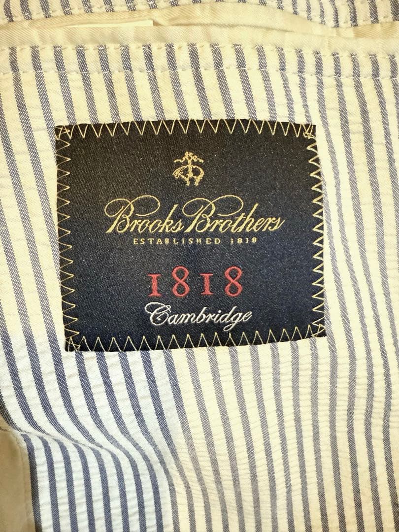 Brooks Brothers 1818 シアサッカー テーラードジャケット Brooks Brothers 1818 シアサッカー テーラードジャケット