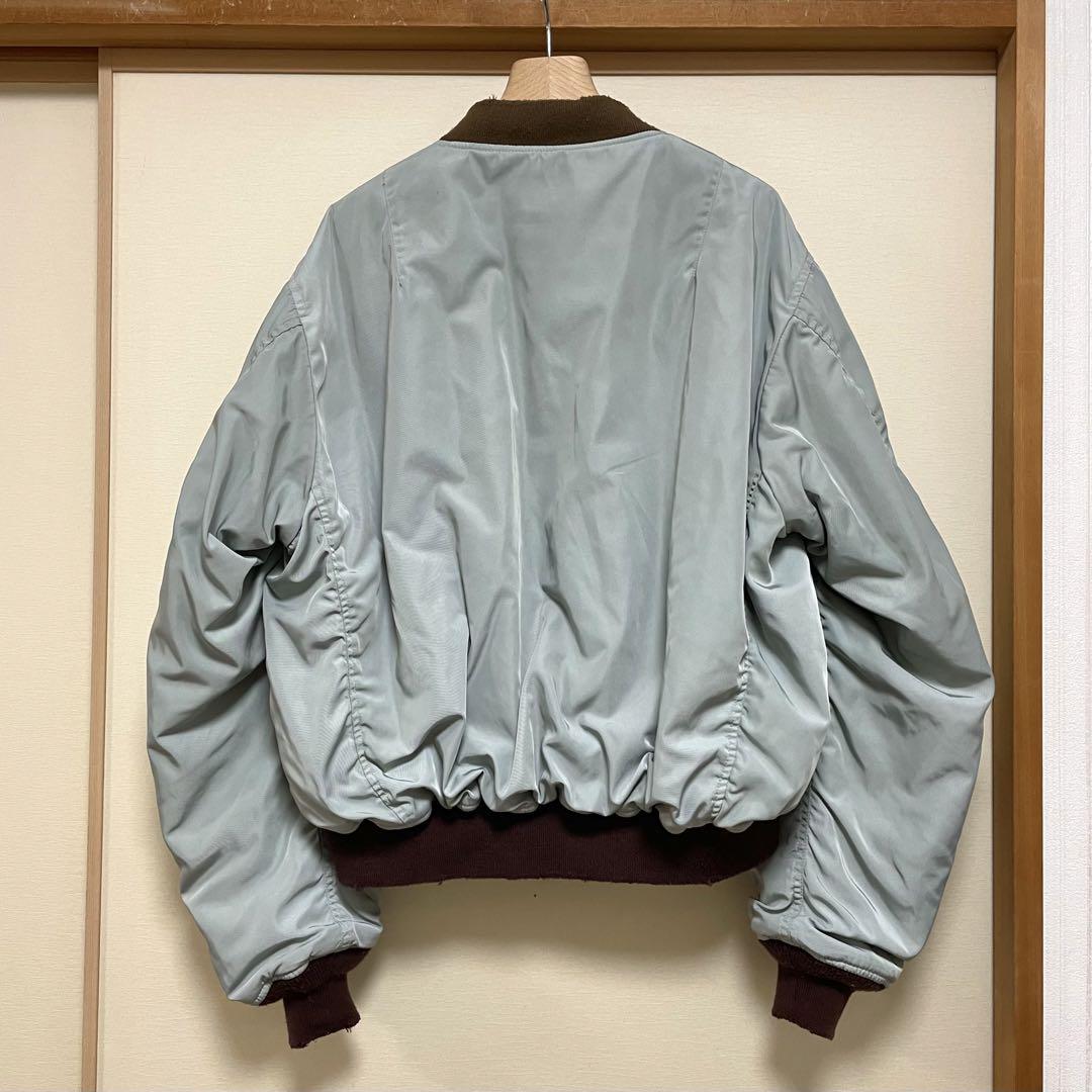vintage MOUSSYアウター　ＭＡ-1 moussy MA-1 vintage ブルゾン ブルー - メルカリ