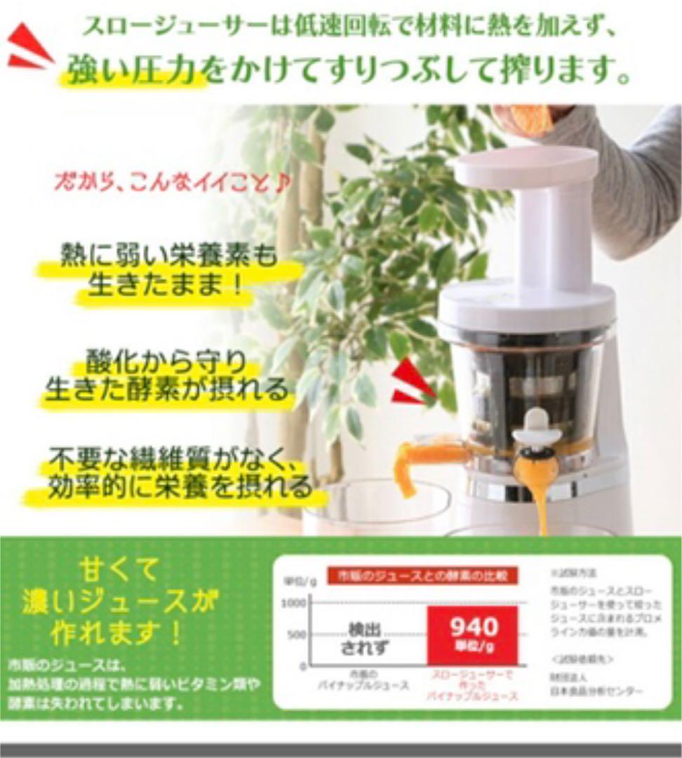 好評超特価 アイリスオーヤマ スロージューサー ISJ-56-W bwmsW-m74481435076 お得100%新品