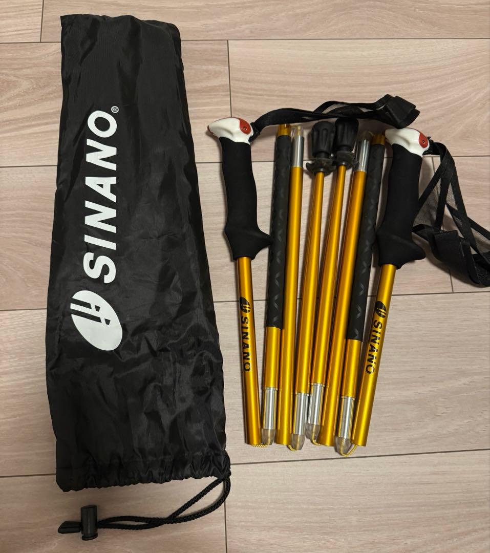 SINANO シナノ トレランポール 110㎝ ゴールドSHINANO